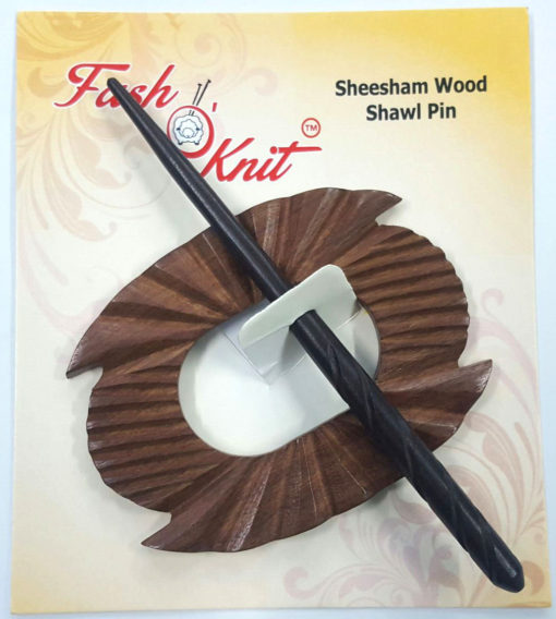 double deck sheesham wood shawl pins