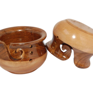 Wooden Yarn Bowl Hand Made With Sheesham Wood For Knitting And